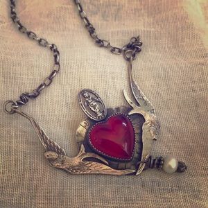 Sweet bird necklace-sterling